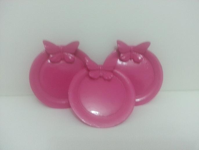 Kelebekli Bardak Altı (10 cm)