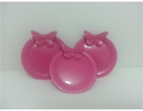 Kelebekli Bardak Altı (10 cm)