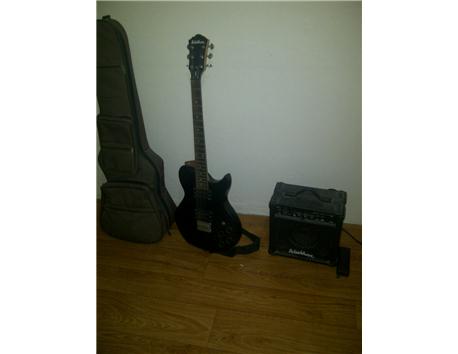 Takası washburn elektro gitar + anfi + kılıf