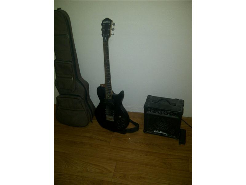 Takası washburn elektro gitar + anfi + kılıf