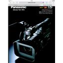 Panasonic ag-hvx203 pro kamera 128gb p2 kartla