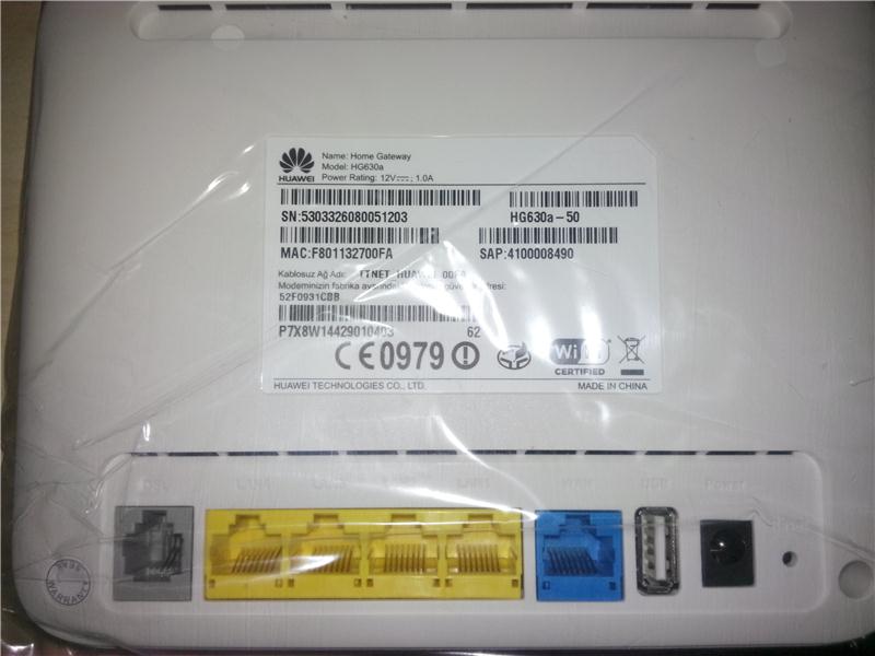 SIFIR HİÇ KULLANILMAMIŞ MODEM
