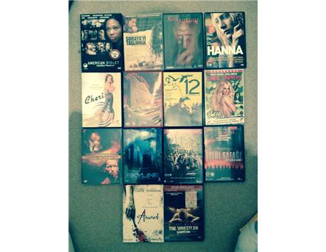 14 adet dvd film