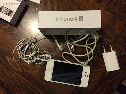 temiz iphone 4s kutusuyla birlikte sadece takas 