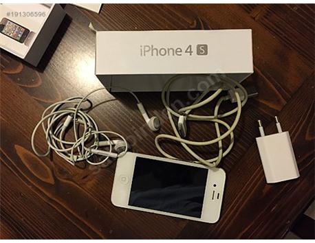 temiz iphone 4s kutusuyla birlikte sadece takas 