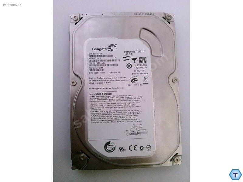 Seagate Barracuda SATA 3.0Gbs 8MB Önbellek 3.5 inc