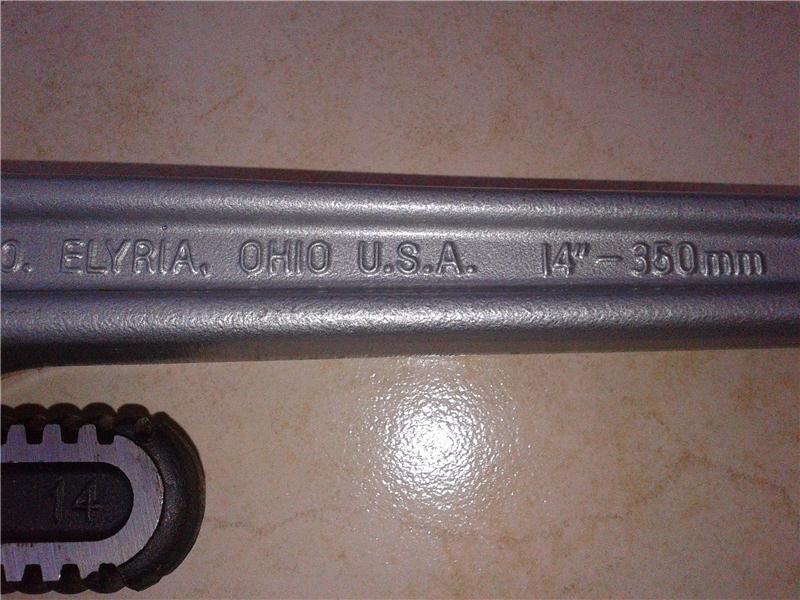 RİDGİD 814 ALİMİNİUM HD BORU ANAHTAR