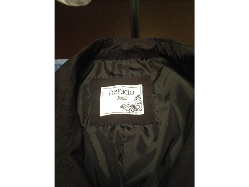 DEFACTO MONT XL BEDEN SİYAH 