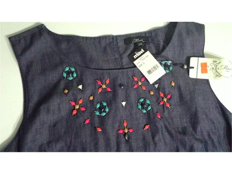 MAVİ JEANS MARKA KOT ELBİSE 30TL