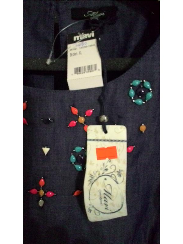 MAVİ JEANS MARKA KOT ELBİSE 30TL