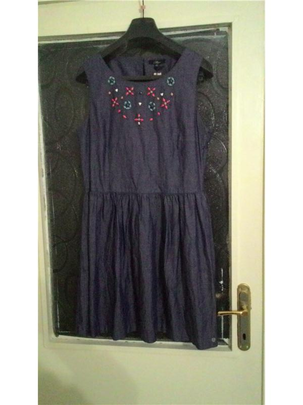 MAVİ JEANS MARKA KOT ELBİSE 30TL