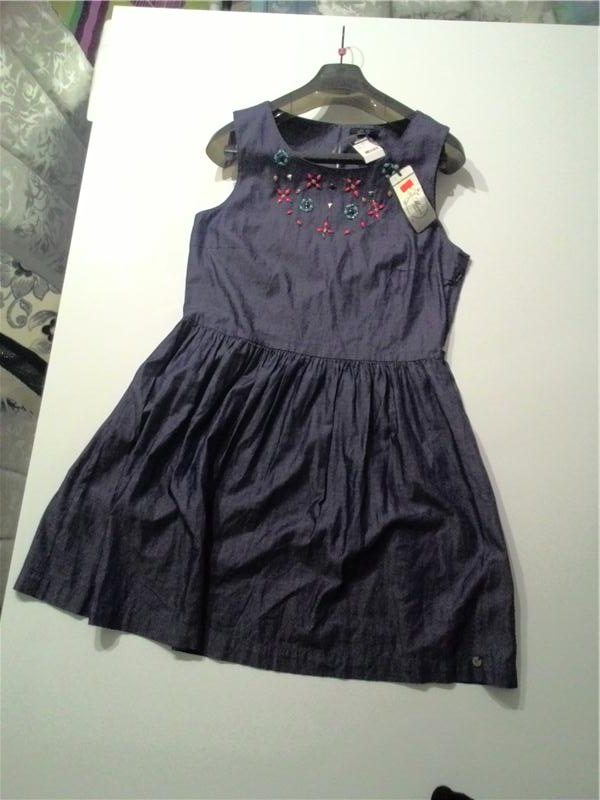 MAVİ JEANS MARKA KOT ELBİSE 30TL