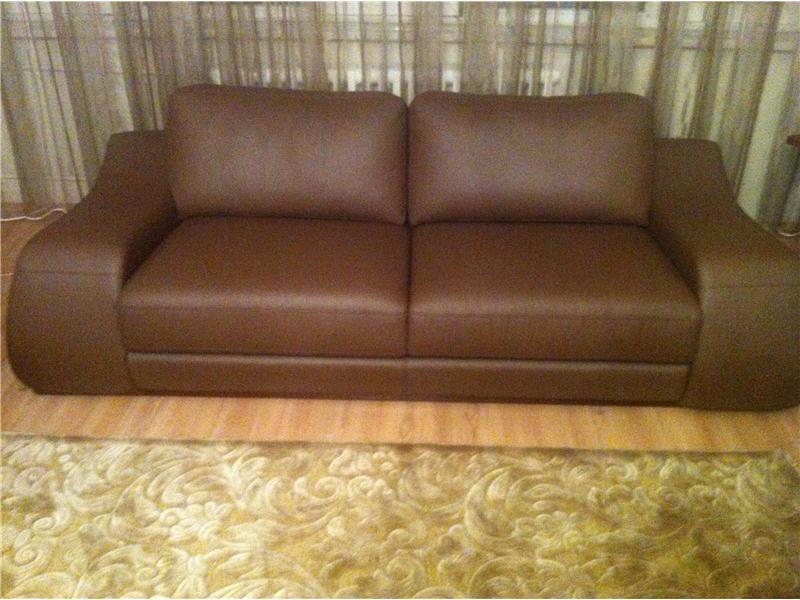 Eskişehir Voga Mobilyadan Alınmıs Bufola Derisi 3+2+1 salon koltuk takımı