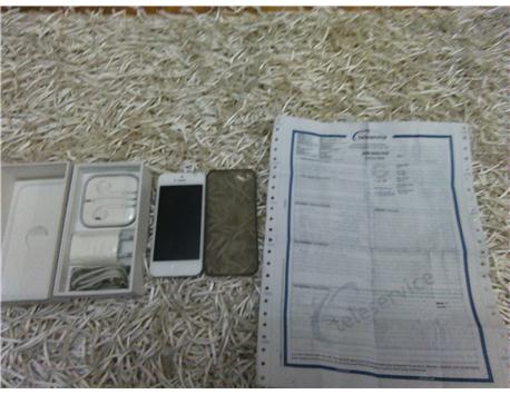 IPHONE 5 BEYAZ ACIL SATILIK TELESERVISTEN DEGISILMIS SIFIR
