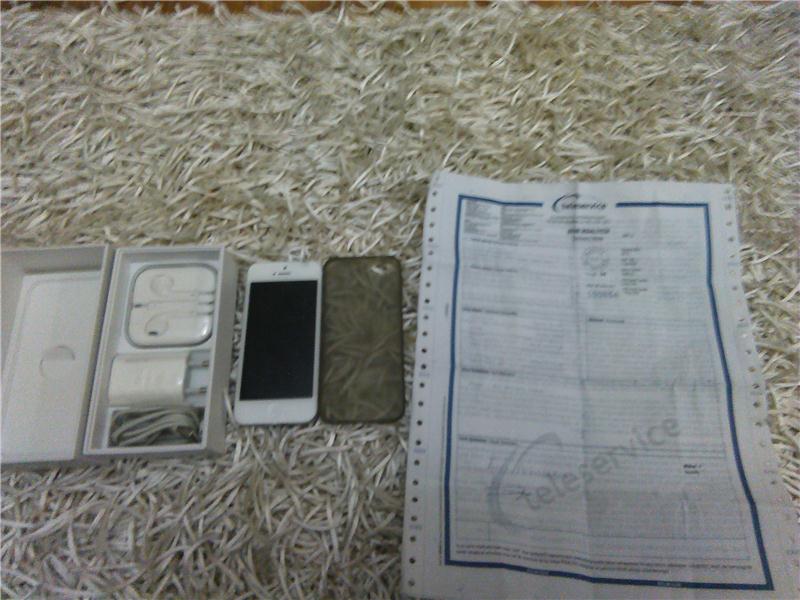 IPHONE 5 BEYAZ ACIL SATILIK TELESERVISTEN DEGISILMIS SIFIR