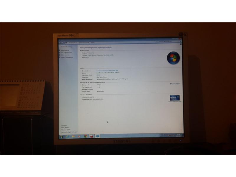 Takaslı çalışır iyi durumda  Masaüstü Bilgisayar PC