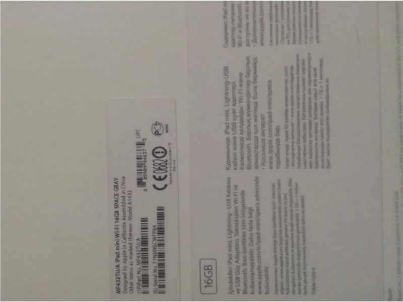 2 HAFTALIK IPAD MINI ÇOK TEMIZ 