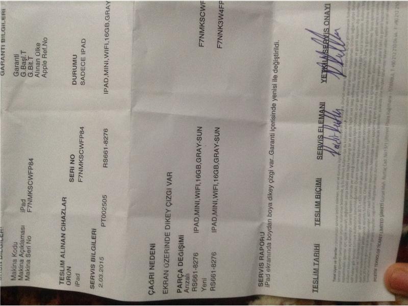 2 HAFTALIK IPAD MINI ÇOK TEMIZ 