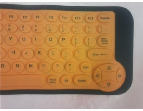 Laptop veye tablet için Silikon klavye