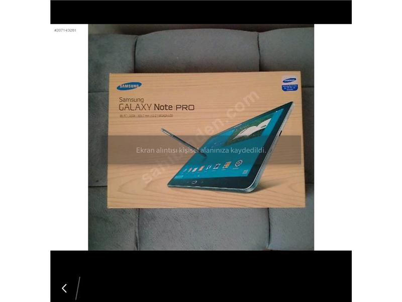 SAMSUNG SM-P900 12.2 İNÇ SIYAH TABLET GARANTILI FATURALI
