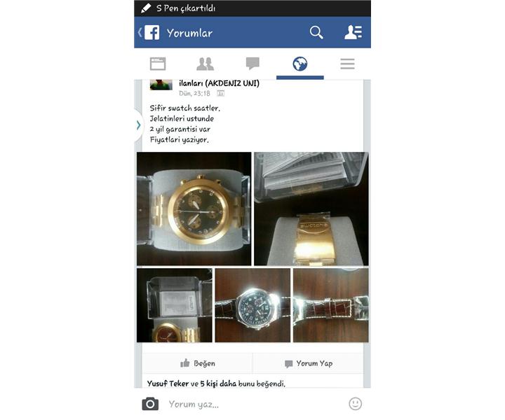 orjinal swatch saatler