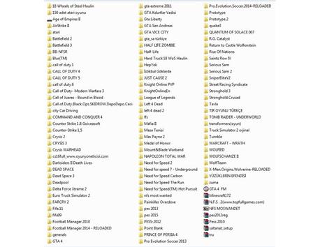 500 GB OYUN ARŞİVİ 110 ADET FİYAT 50 TL