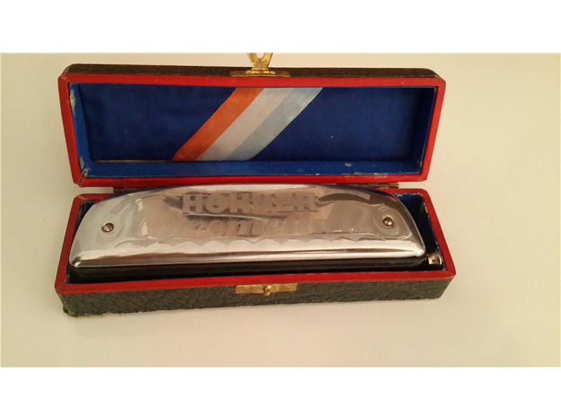 HOHNER Blues Harmonica / mızıka Orjinal Alman Antika