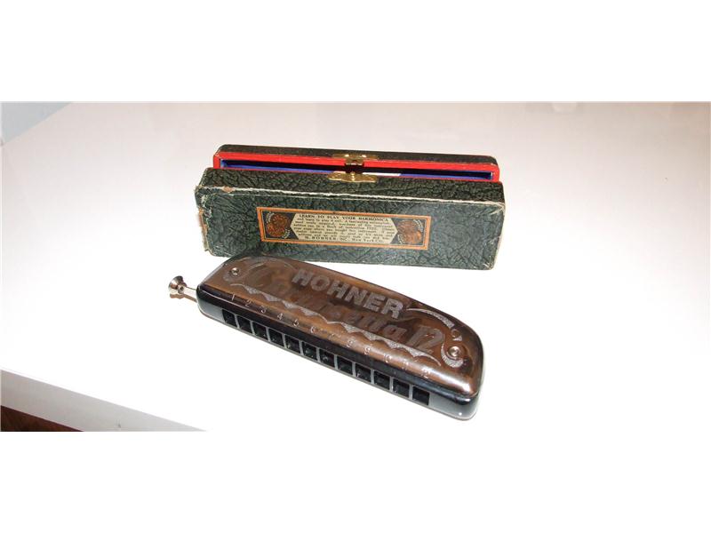 HOHNER Blues Harmonica / mızıka Orjinal Alman Antika