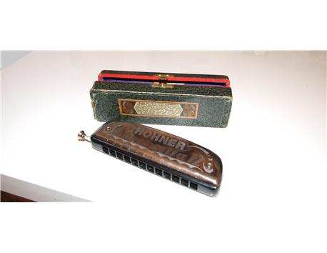 HOHNER Blues Harmonica / mızıka Orjinal Alman Antika