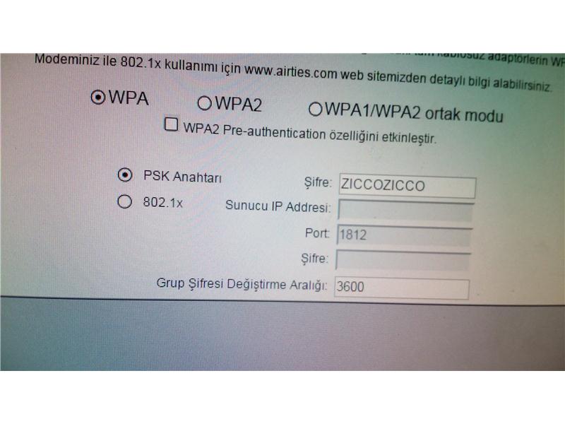 airtes RT-205 - 125Mbps Kablosuz ADSL2+ Modem   sorunsuz çalışır durumda