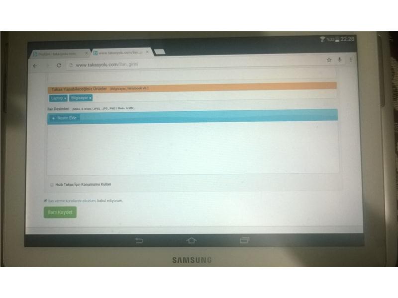 Samsung Galaxy note N8010 Tablet