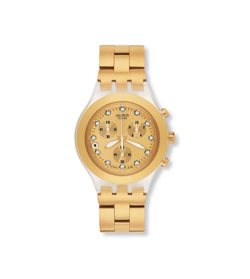 orijinal swatch swiss irony gold shack34 kol saati
