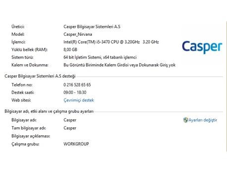 Laptop ile Takas. i5 3.20 ghz PC