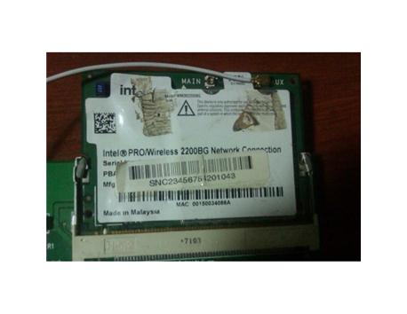 İntel Pro wireless 200bg wireless card 	