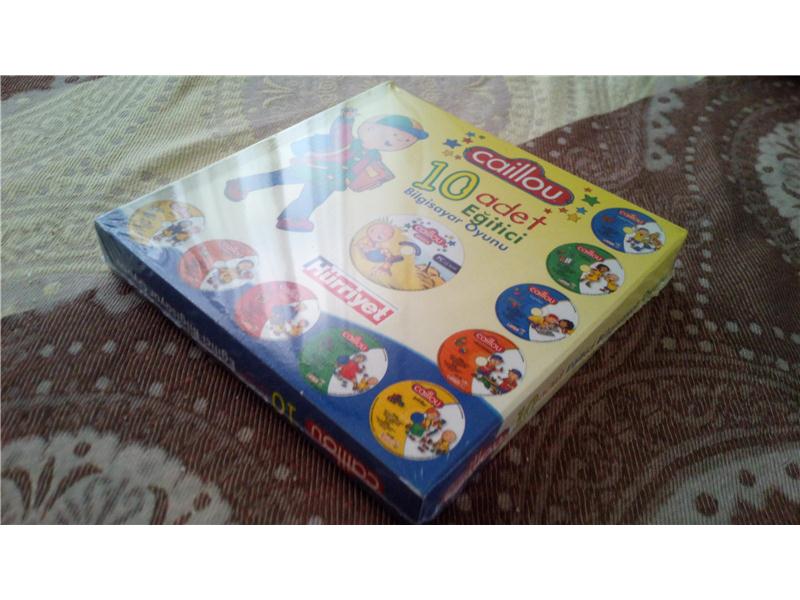 Caillou’nun Eğitici PC Oyunları 10’lu Set