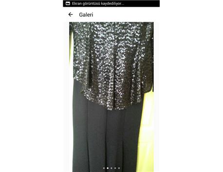 Lacrima payetli balık abiye
