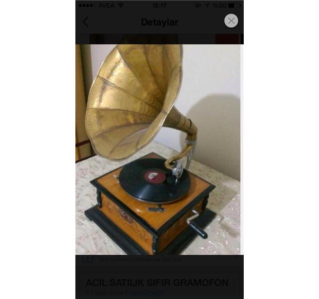 ACIL SATILIK GRAMOFON ! 