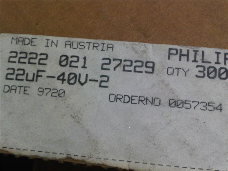 22uf 40v 3.000 ADET KONDANSATÖR.1.000 TL