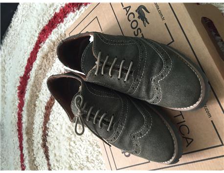 Ethicet marka yesil suet oxford