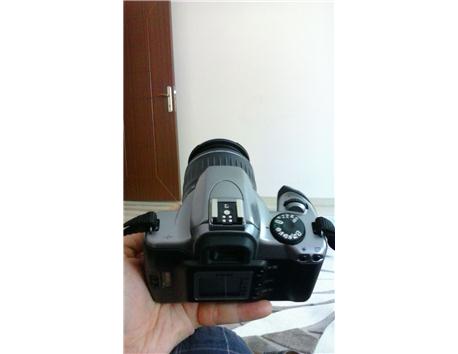 Canon eos 3000v sıfır ayarında Samsonite çanta ile