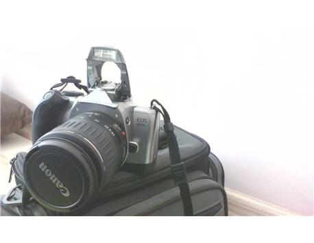 Canon eos 3000v sıfır ayarında Samsonite çanta ile