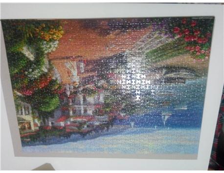 1000 parca yapilmis puzzle