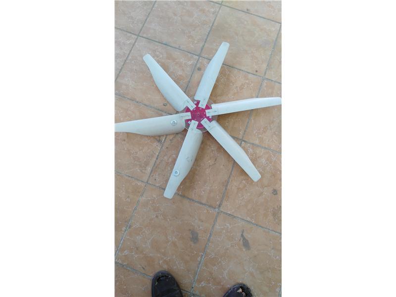 RÜZGAR TÜRBİNİ PERVANESİ 6 KANAT
