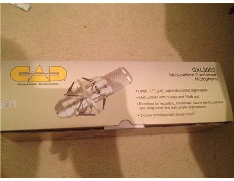 CAD AUDİO MİKROFON VE ROLAND SES KARTI