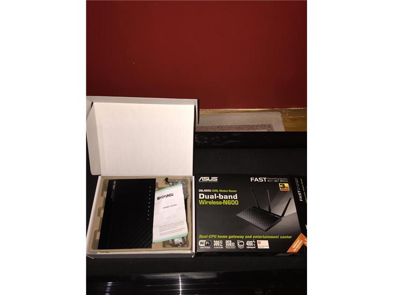 Asus DSL-N55U 300Mbps 4port Ethernet+2 Port Usb 3G/4G ADSL Modem Router