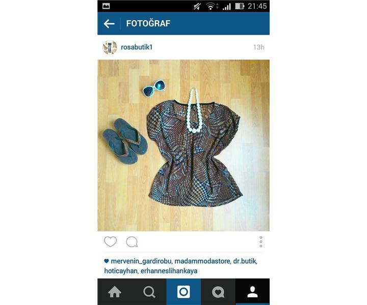 Leopar sifon bluz