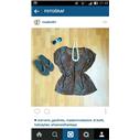 Leopar sifon bluz