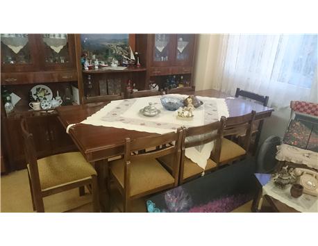 koltuk + yemek odası takımı (ceviz) acil. 