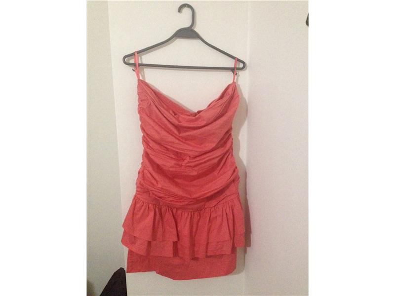 Straplez Elbise 40 Beden