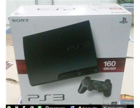 SONY PLAYSTATION 3 PS3 SLIM 160GB KONSOL+ 2 JOYSTİCK